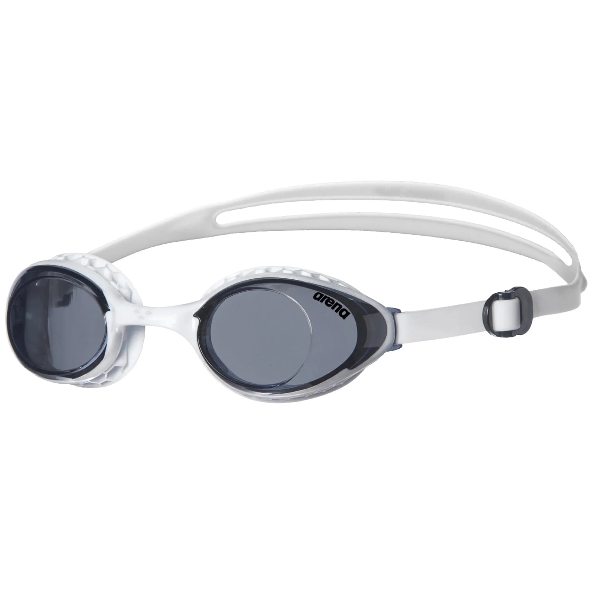 ARENA Unisex Air-Soft Anti-Fog Swim Goggles Smoked/White | Superior Comfort & Air Seals Technology — Smoked / White