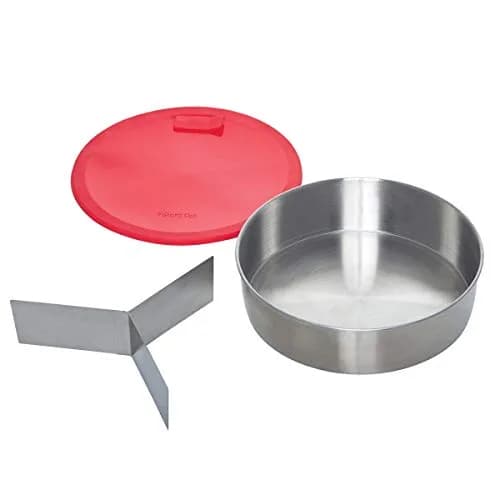 Instant Pot Round Nonstick Cook/Bake Pan with Lid & Divider | 7" 32oz Compatible with 6 & 8 Quart thumbnail 2