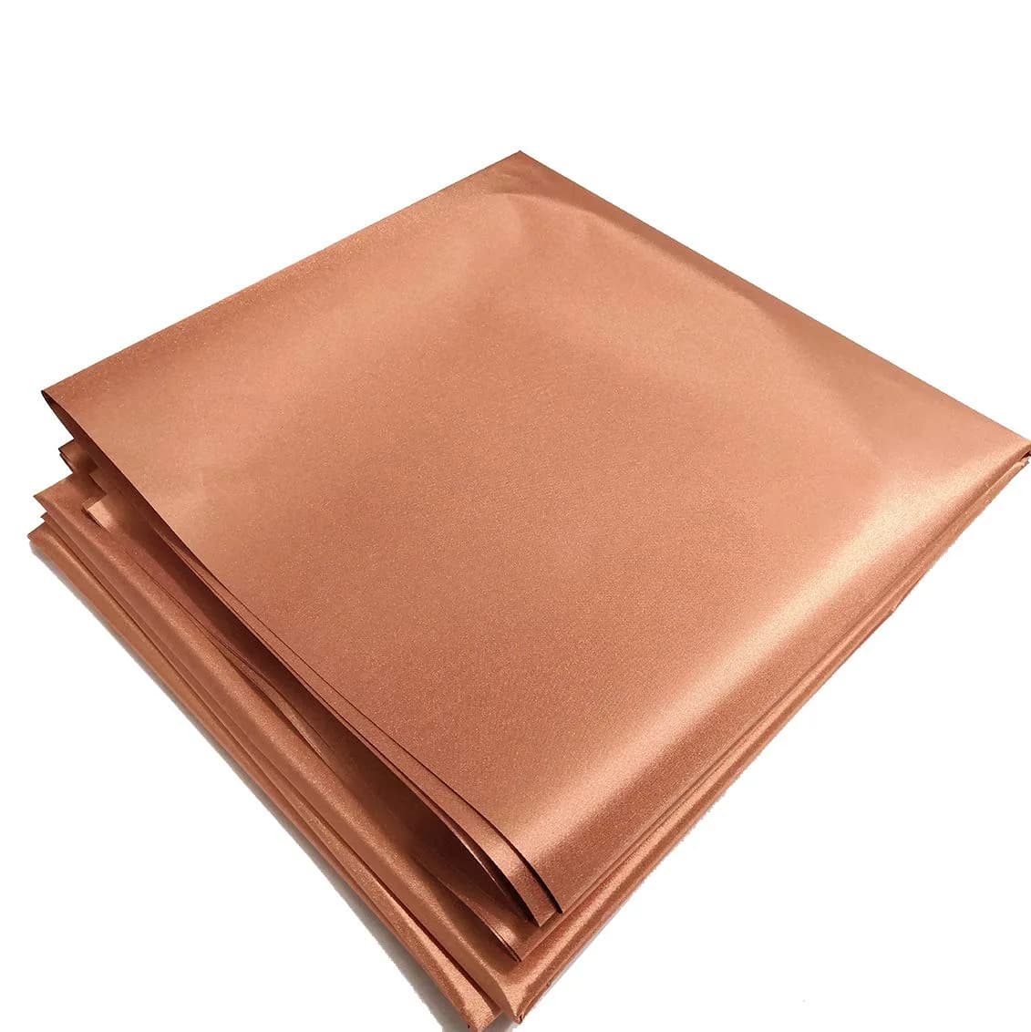 Amradield Copper RFID Blocking Fabric 200cm x 108cm (78"x43") | RF/EMI/EMF Shielding for Smart Meters & WiFi — 78"x43" Fabric+ 20" L Conductive Adhesive Tape
