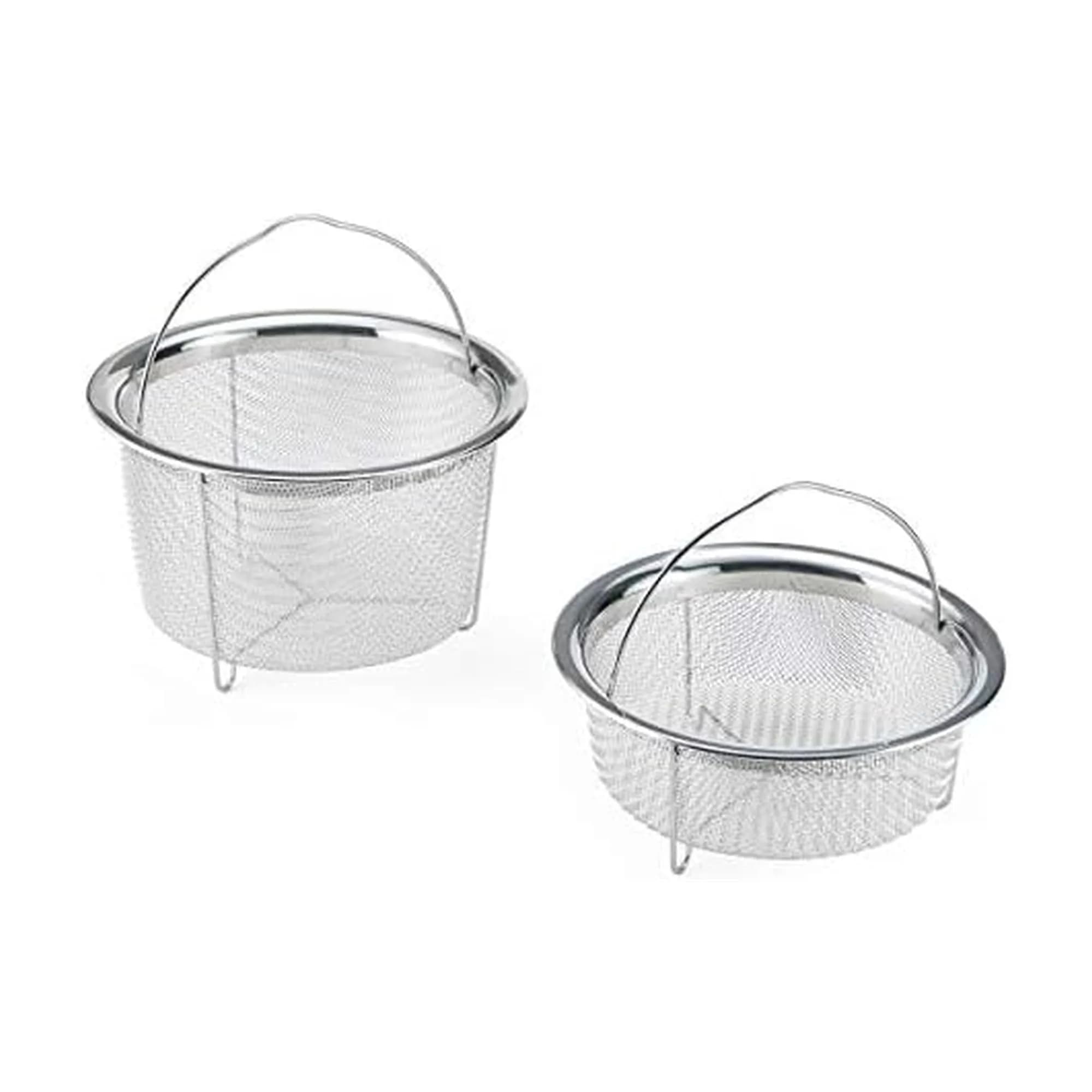 Instant Pot Official Mesh Steamer Basket Set, Stainless Steel, 2-Pack | Healthy Cooking Accessory - main product image