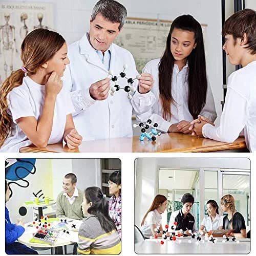 RELIANCER 444PCS Organic Molecular Model Kit with Fullerene, Atoms, Bonds & ABS Box | STEM Science Kits for Students & Teachers thumbnail 7