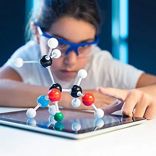 RELIANCER 444PCS Organic Molecular Model Kit with Fullerene, Atoms, Bonds & ABS Box | STEM Science Kits for Students & Teachers thumbnail 8