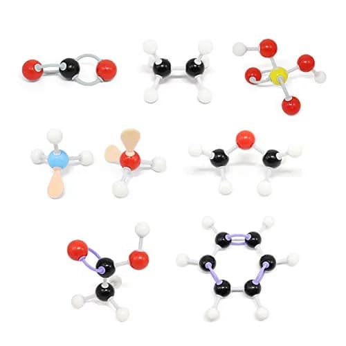 RELIANCER 444PCS Organic Molecular Model Kit with Fullerene, Atoms, Bonds & ABS Box | STEM Science Kits for Students & Teachers thumbnail 3