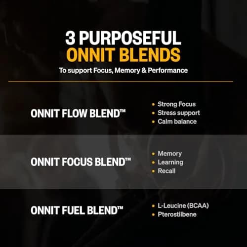 ONNIT Alpha Brain Nootropic Brain Supplement for Focus & Memory, 30 Count | Cognitive Support for Men & Women thumbnail 6