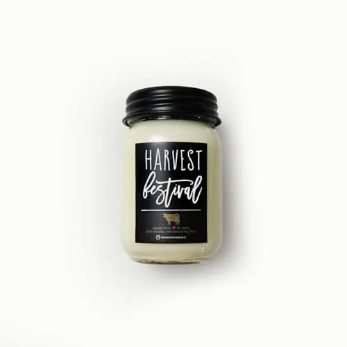 Milkhouse Candle Company Harvest Festival Soy Scented Candle 370ml (13 Oz) | Warm Vanilla Musk Fragrance thumbnail 3