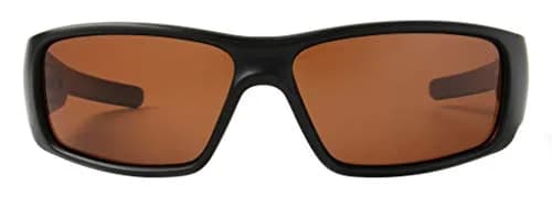 Fishoholic Polarized Fishing Sunglasses with Amber Lens & Matte Black Frame | UV400 Protection, 120mm Arm thumbnail 4