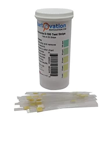 Bartovation Ammonia Test Strips 0-100 ppm Vial of 25 Strips | Industrial Water Quality Testing thumbnail 2