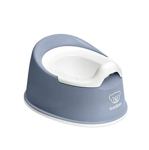 BabyBjörn Smart Potty, Deep Blue/White | Compact, Sturdy & Easy to Clean thumbnail 1