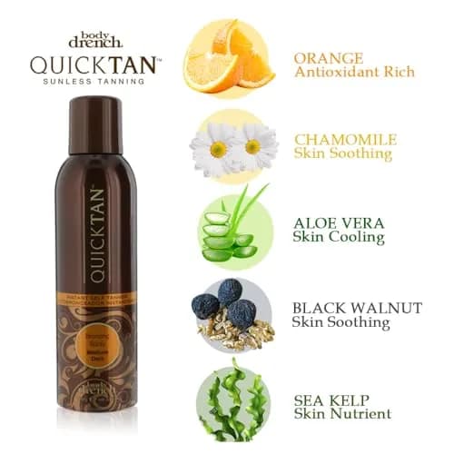 Body Drench QuickTan Instant Bronze Self Tanning Spray Medium/Dark 355ml (12 fl oz) | Streak-Free Glow thumbnail 6