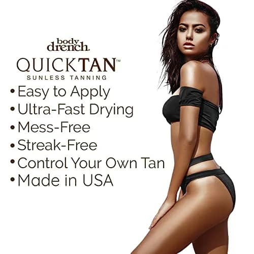 Body Drench QuickTan Instant Bronze Self Tanning Spray Medium/Dark 355ml (12 fl oz) | Streak-Free Glow thumbnail 2