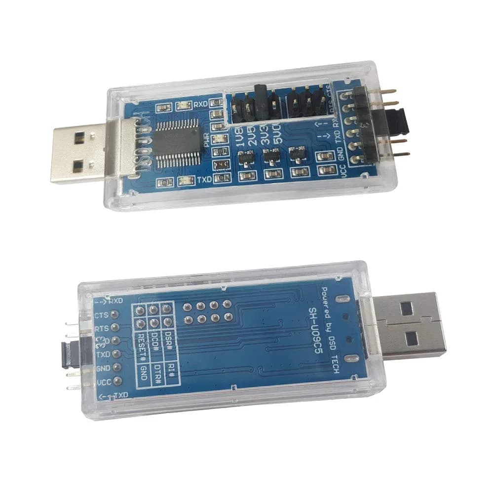 DSD TECH SH-U09C5 USB to TTL UART Converter Cable with FTDI Chip Support 5V 3.3V 2.5V 1.8V TTL (1.5 inch length) - view 5