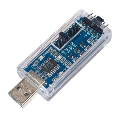 DSD TECH SH-U09C5 USB to TTL UART Converter Cable with FTDI Chip Support 5V 3.3V 2.5V 1.8V TTL (1.5 inch length) thumbnail 1