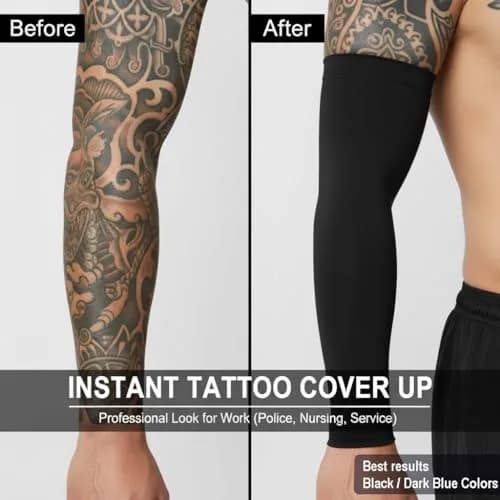 Meiyante Black Arm Sleeves with Thumb Holes & Palm Coverage | UPF 50+ Sun Protection for Men & Women thumbnail 4