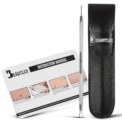 Beautlex Blackhead Remover Tool & Comedone Extractor | Stainless Steel Acne Pimple Pore Cleaner thumbnail 1