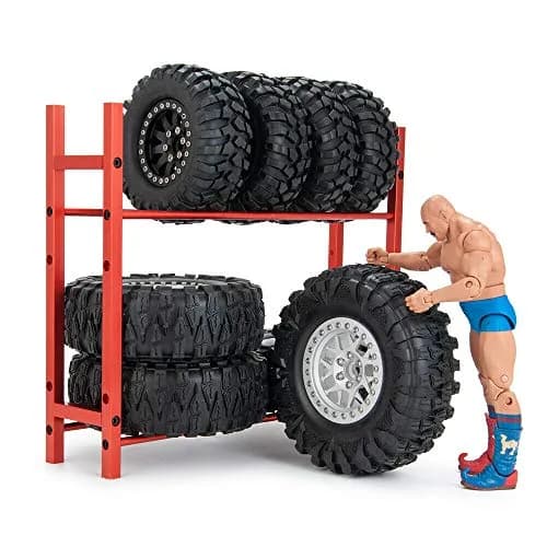 Benedict Harry RC Car Tire Rack for 1/10 1.9'' & 2.2'' Wheels | Metal Display Stand thumbnail 6