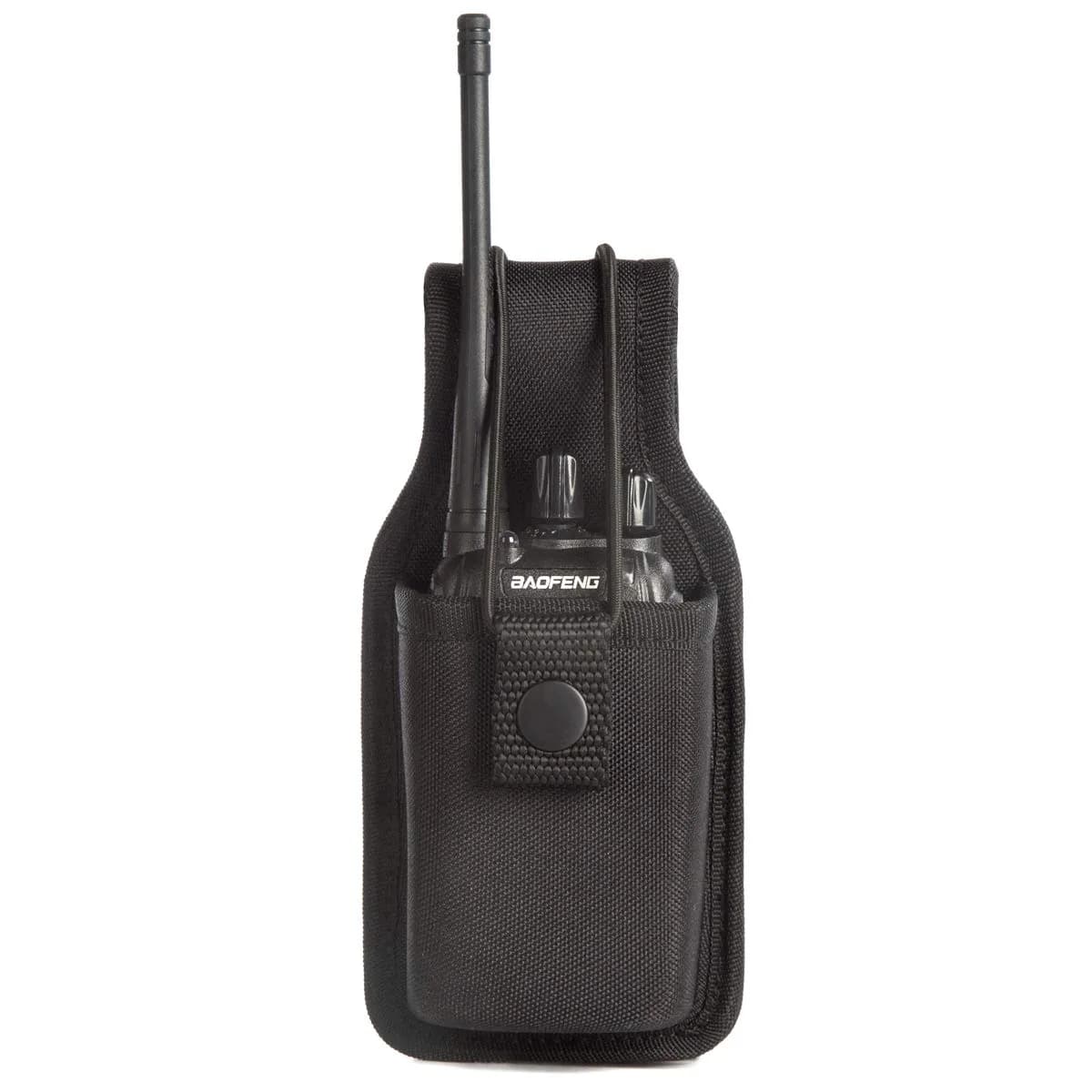 LUITON Nylon Radio Holster Pouch | Fits Most Handheld Radios with Duty Belt Clip
