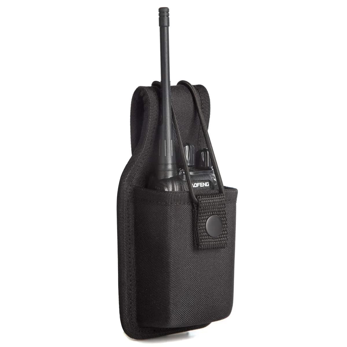 LUITON Nylon Radio Holster Pouch | Fits Most Handheld Radios with Duty Belt Clip - view 2