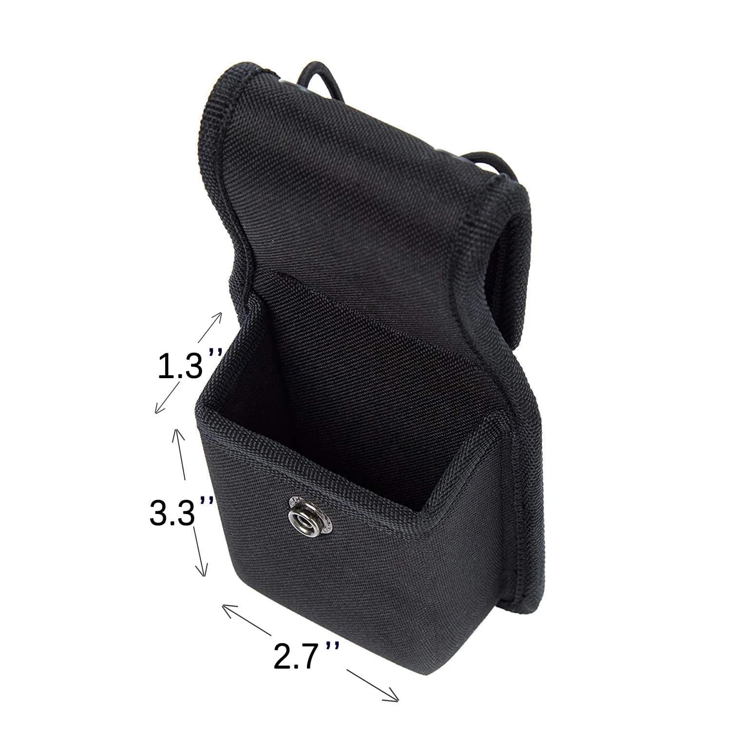 LUITON Nylon Radio Holster Pouch | Fits Most Handheld Radios with Duty Belt Clip - view 4