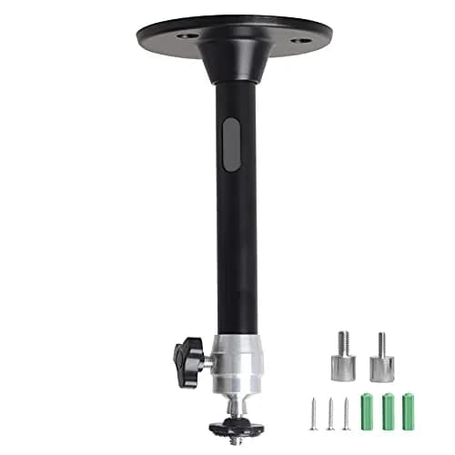 YiePhiot Black Mini Projector Mount Stand 175mm (6.89 inches) | Secure Ceiling/Wall Mount for Mini Projectors thumbnail 1