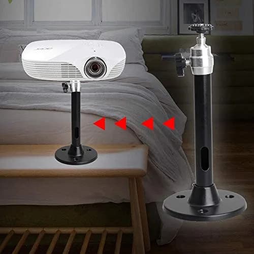 YiePhiot Black Mini Projector Mount Stand 175mm (6.89 inches) | Secure Ceiling/Wall Mount for Mini Projectors thumbnail 6