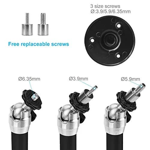 YiePhiot Black Mini Projector Mount Stand 175mm (6.89 inches) | Secure Ceiling/Wall Mount for Mini Projectors thumbnail 3