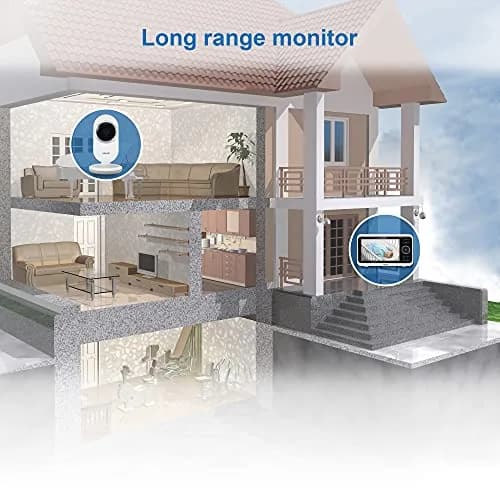 VTech VM350-2 Baby Monitor with 2 Cameras & 5" Screen | No WiFi, 1000ft Range, Night Vision, Temp Sensor thumbnail 5