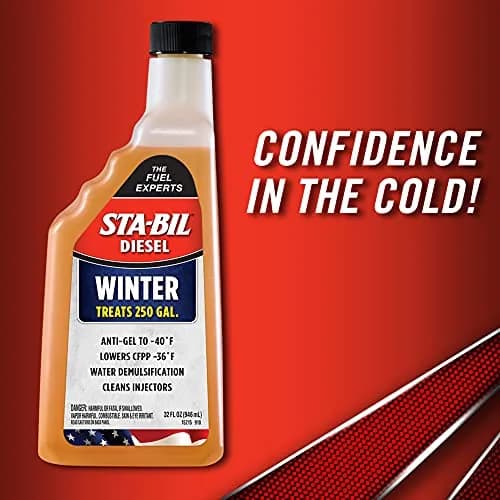 STA-BIL Diesel Winter Anti-Gel Fuel Treatment 32 fl oz | Prevents Gelling to -40°F, Removes Water, Cleans Injectors thumbnail 5