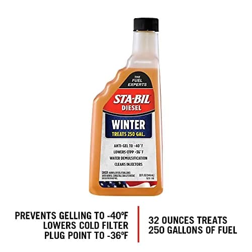 STA-BIL Diesel Winter Anti-Gel Fuel Treatment 32 fl oz | Prevents Gelling to -40°F, Removes Water, Cleans Injectors thumbnail 2