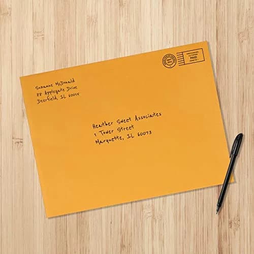 Amazon Basics Clasp Kraft Envelopes 9" x 12" (22.86cm x 30.48cm) | 100-Pack for Documents & Mailing thumbnail 5