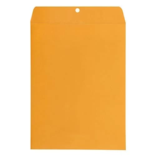 Amazon Basics Clasp Kraft Envelopes 9" x 12" (22.86cm x 30.48cm) | 100-Pack for Documents & Mailing thumbnail 2