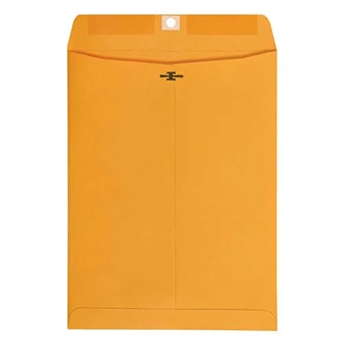 Amazon Basics Clasp Kraft Envelopes 9" x 12" (22.86cm x 30.48cm) | 100-Pack for Documents & Mailing thumbnail 3