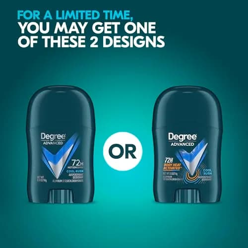 Degree Men Advanced Cool Rush Antiperspirant Deodorant Stick 0.5 oz (14.17 g) | 72-Hour Sweat & Odor Protection thumbnail 4