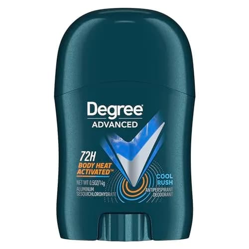 Degree Men Advanced Cool Rush Antiperspirant Deodorant Stick 0.5 oz (14.17 g) | 72-Hour Sweat & Odor Protection thumbnail 1
