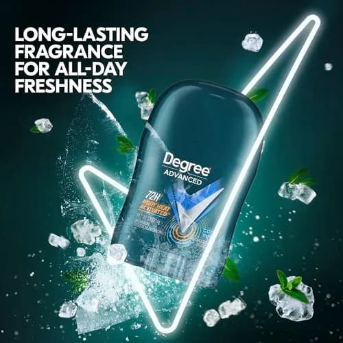 Degree Men Advanced Cool Rush Antiperspirant Deodorant Stick 0.5 oz (14.17 g) | 72-Hour Sweat & Odor Protection thumbnail 2