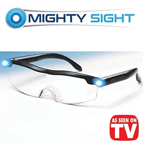 Mighty Sight LED Magnifying Eyewear 1 Count | Hands-Free 160% Magnification with Bright LEDs thumbnail 9