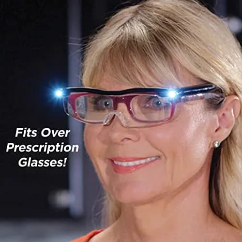 Mighty Sight LED Magnifying Eyewear 1 Count | Hands-Free 160% Magnification with Bright LEDs thumbnail 3