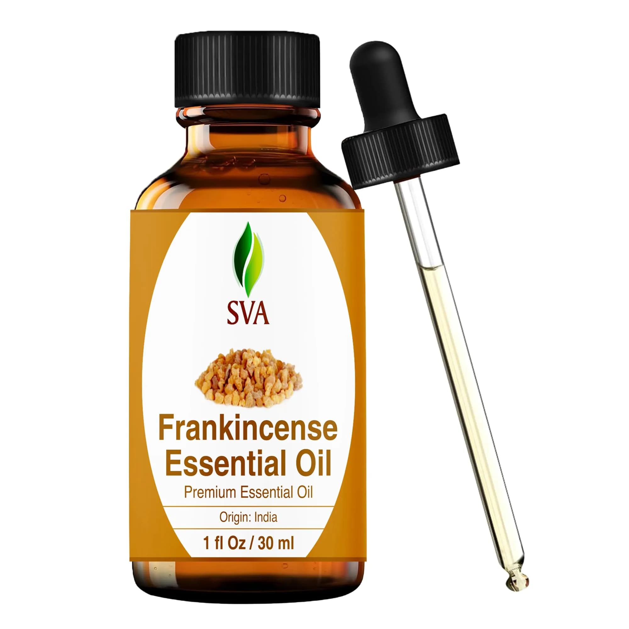 SVA ORGANICS Frankincense Essential Oil 1 Fl Oz (30 ml) | Pure & Natural Aromatherapy Oil - main product image