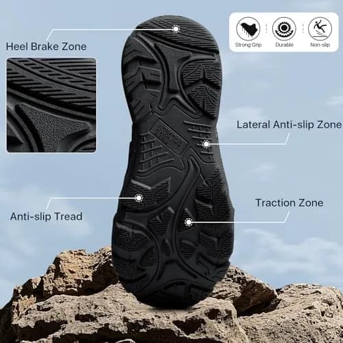 FREE SOLDIER Waterproof Tactical Work Boots Lightweight Comfort in US 8.5 | Durable & Anti-Puncture thumbnail 7