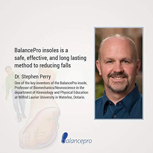 BalancePro Shoe Inserts for Men – Fall Prevention & Balance Support Size Medium (8.5,9,10) | Elderly, Parkinson’s, Comfort thumbnail 7