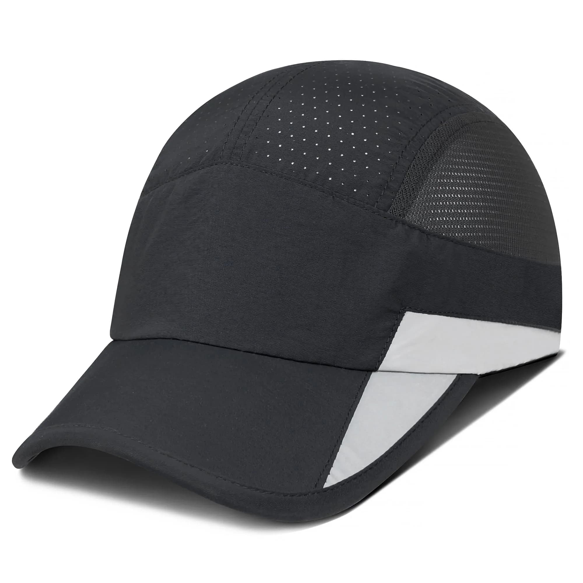 GADIEMKENSD Running Hat UPF 50+ | Breathable, Quick Dry, Reflective, Unisex Summer Sports Cap (55.9-59.7cm)