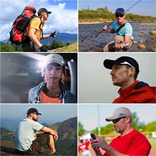 GADIEMKENSD Running Hat UPF 50+ | Breathable, Quick Dry, Reflective, Unisex Summer Sports Cap (55.9-59.7cm) thumbnail 6