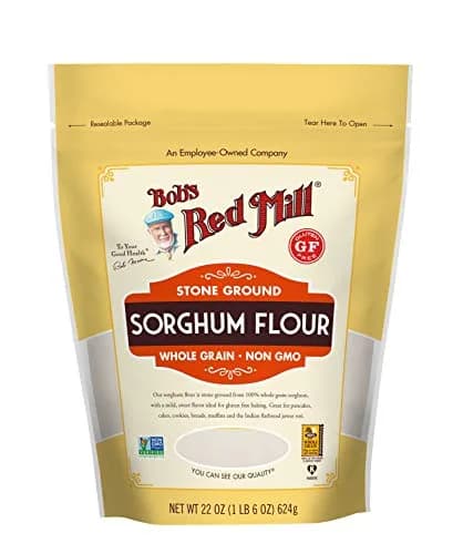 Bob's Red Mill Sorghum Flour 22oz Whole Grain Gluten Free Vegan Kosher | Ideal for Baking & Indian Flatbread thumbnail 1