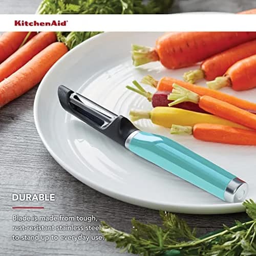 KitchenAid Soft Classic Euro Peeler | Double-Edged Serrated Blade, Ergonomic Handle thumbnail 3