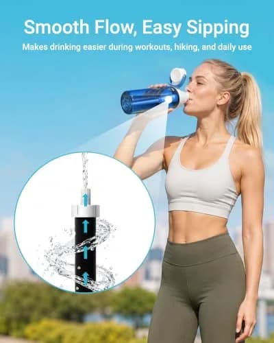 AQUA CREST 8 Count Bottle Water Filter Replacement for Brita® BB06, 40 Gallons | Reduces Chlorine, Taste & Odor thumbnail 7