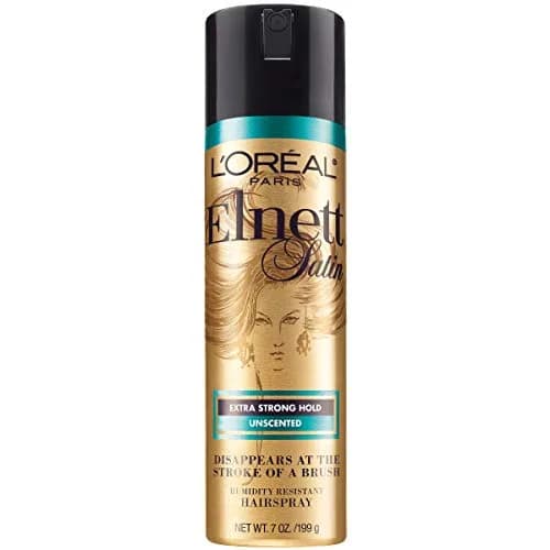 L'Oreal Paris Elnett Satin Precious Oils Hairspray 312 g (11 oz) | Extra Strong Hold, Humidity Resistant — 7 Ounce / 7 oz