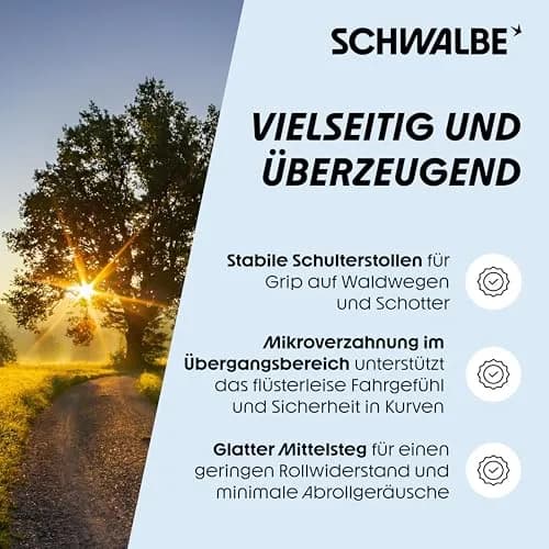 Schwalbe Hurricane Bicycle Tire – All-Round 27.5x2.40 | All Terrain MTB & Trekking Tire thumbnail 4
