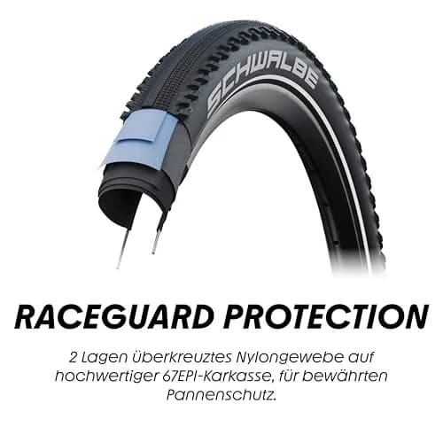 Schwalbe Hurricane Bicycle Tire – All-Round 27.5x2.40 | All Terrain MTB & Trekking Tire thumbnail 5