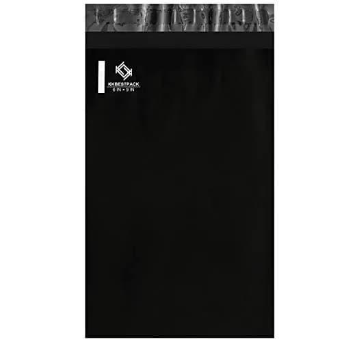 KKBESTPACK Black Poly Mailers 6x9 in, 1000 Pcs | Bulk Shipping Bags for Small Business — Black / 10" x 13" 100 pcs