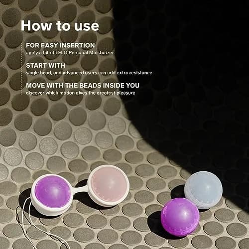 LELO Beads Plus Kegel Balls with String | Strength Training Set for Women thumbnail 5