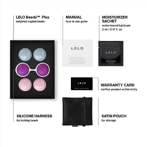 LELO Beads Plus Kegel Balls with String | Strength Training Set for Women thumbnail 2